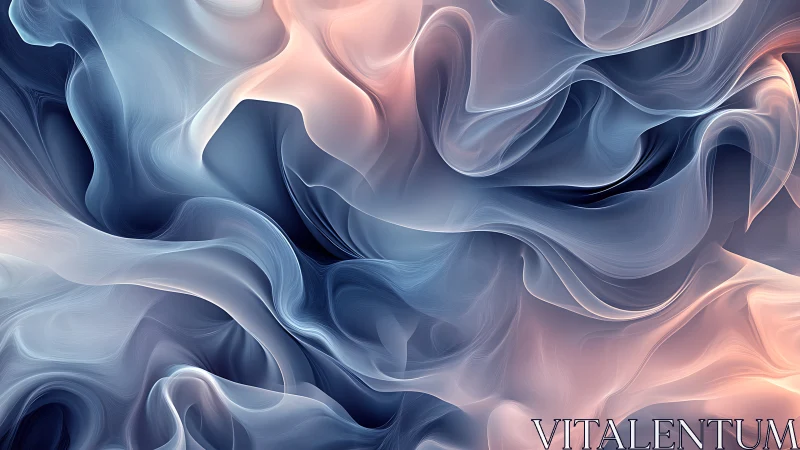 Layered translucent gradients in flowing abstract folds.
