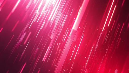 Vibrant pink light streaks in dynamic abstract digital style.