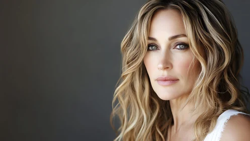 Photorealistic close-up portrait with shallow depth of field.