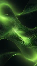 Parametric green light waves with flowing line field gradients
