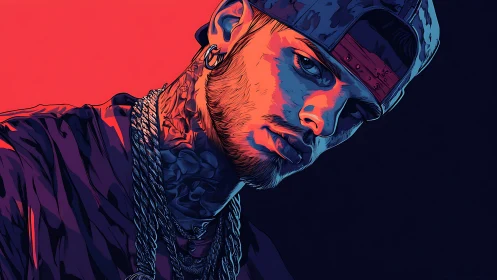 Neon-lit rapper leans into the shadows and rewrites cool