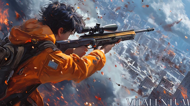 Sniper's Descent Into Urban Inferno Unfolds Dramatically