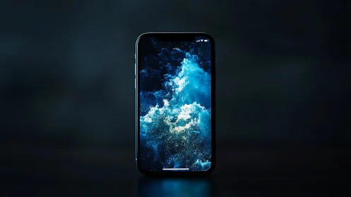 Luminous Digital Cosmos Dreaming Inside Glass.