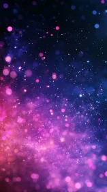 Nebula dust pirouettes through electric violet starlight