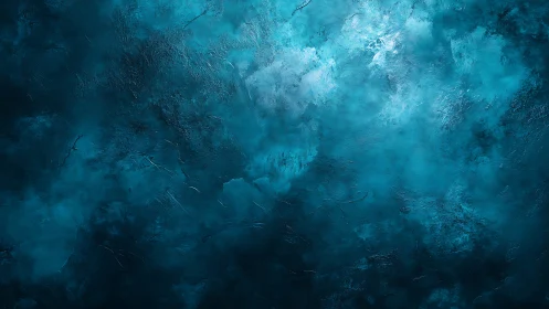 Textured teal abstract background with soft cloudlike depth.