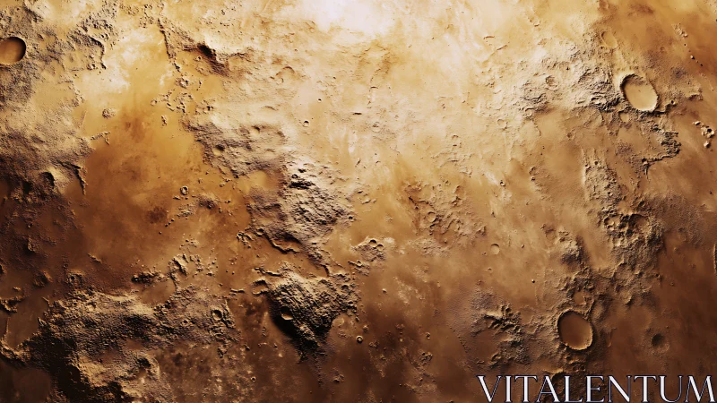 High-resolution Martian regolith topography with impact craters