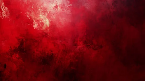 Crimson stormwall of brushed light and fevered shadow.