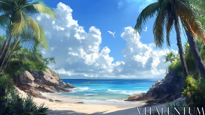 Tropical Paradise: A Hidden Cove Beckoning Travelers.