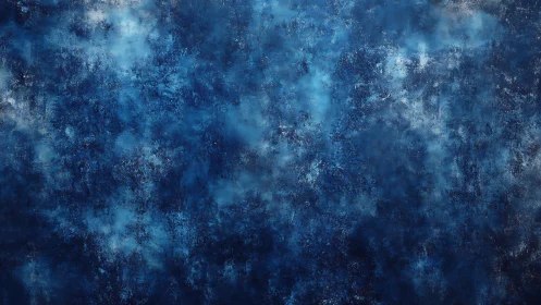 Textured blue abstract background with cloudy gradients.