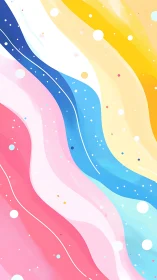 Pastel rivers of color drifting through a playful sky.