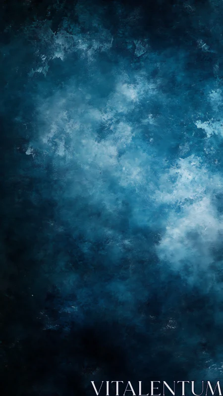 Textured deep blue atmospheric abstract background design.