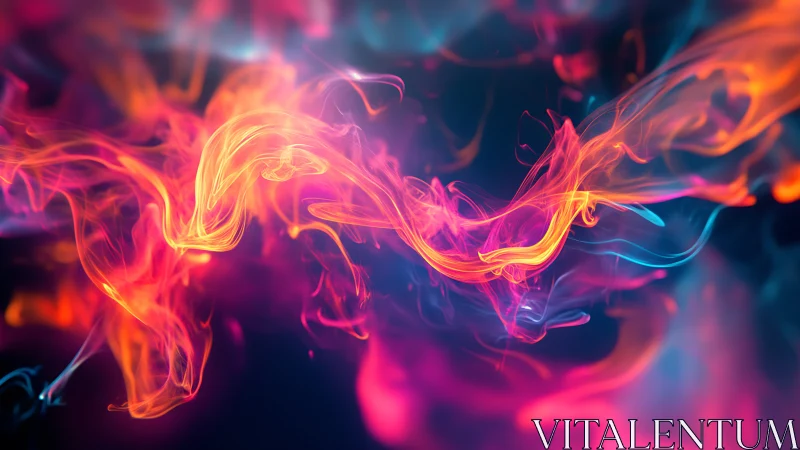 Neon Dreams: Flowing Light and Color.