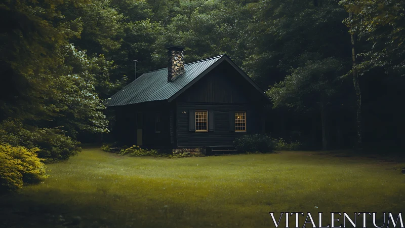 Woodland Sanctuary Glows Within Emerald Silence