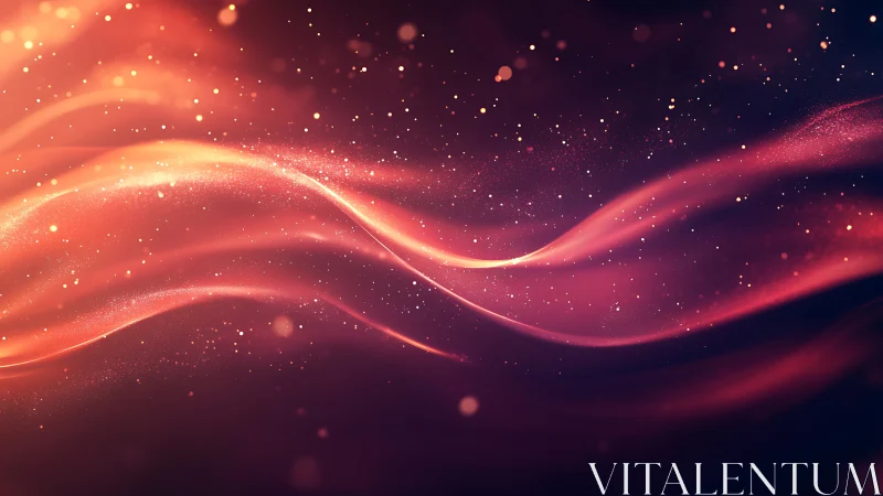 Ember tides drift through starlit dusk in molten ribbons.