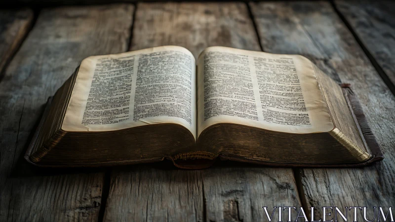 Timeworn pages breathe softly atop weathered wooden planks