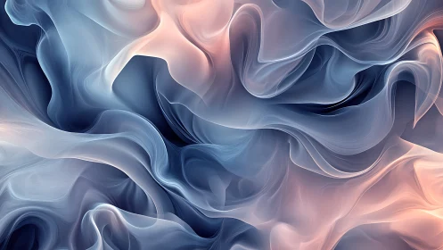 Layered translucent gradients in flowing abstract folds.