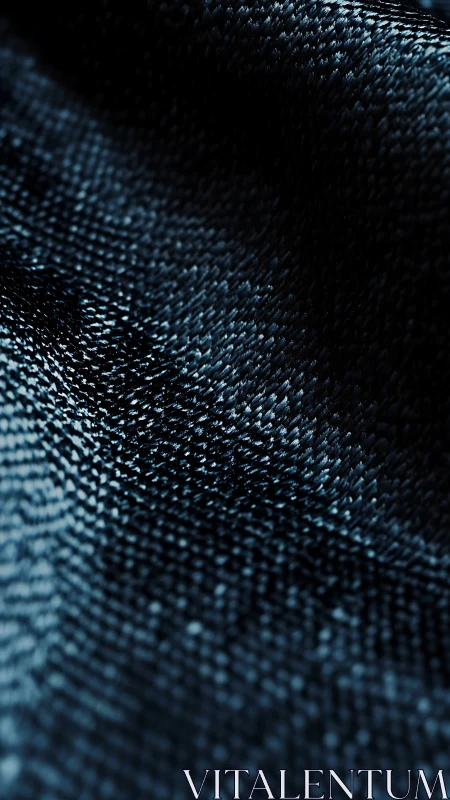 Macro view of dark woven textile with shallow depth of field.