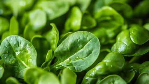 Bright green spinach leaves invite fresh, wholesome cooking