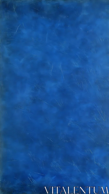 Deep blue textured canvas invites quiet moments of reflection