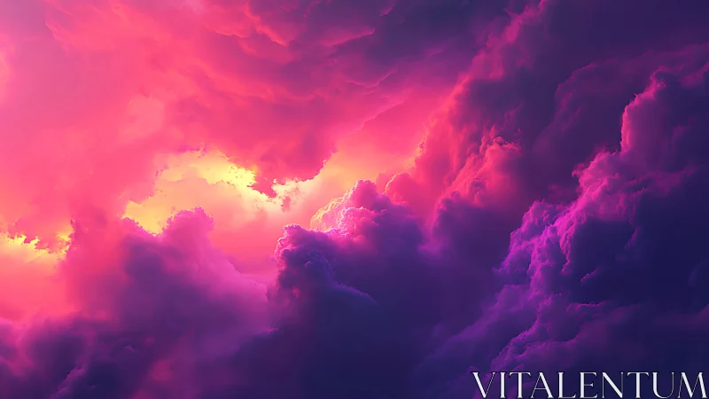 Volumetric nebula clouds render with high dynamic range lighting