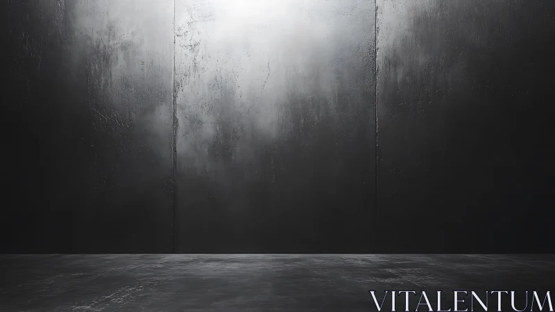 Moody dark studio wall inviting bold creative ideas.