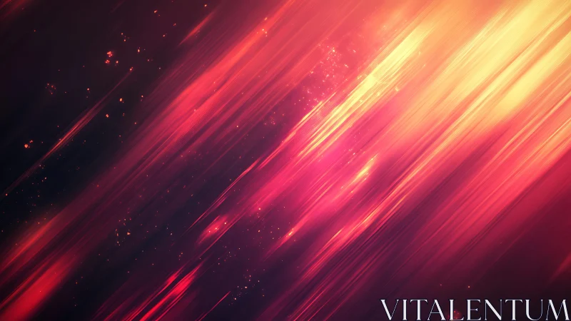 Vibrant streaks of glowing light in abstract digital art style.