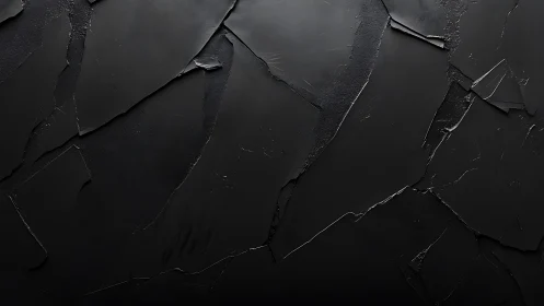 Midnight textures unfolding in layered black calmness.