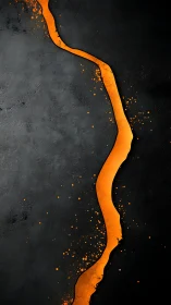 Molten Flow: Where Obsidian Meets Amber Rebellion.