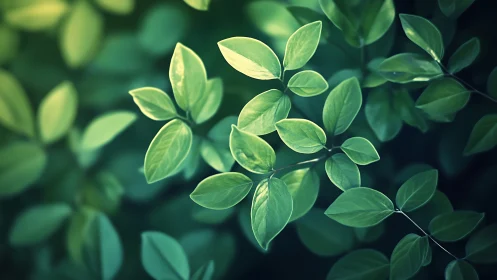 Leaflight rhapsody under a tender forest hush.