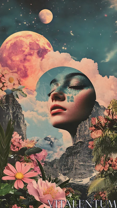 Dreaming among moons, mountains, and blooming wild skies.