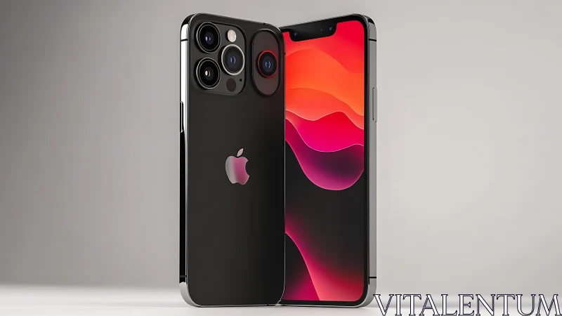 iPhone 12 Pro Max with Dynamic OLED Display Mockup.