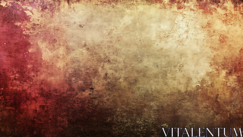 Distressed grunge texture with warm red and ochre gradient.