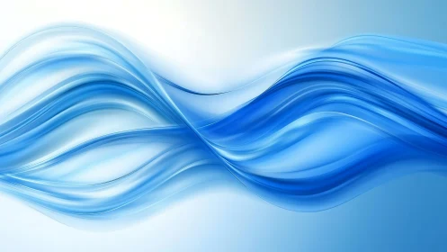 Gentle blue waves drifting in a calm, soothing motion.