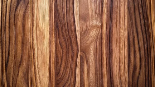 Walnut wood panel surface shows rich linear grain patterns.