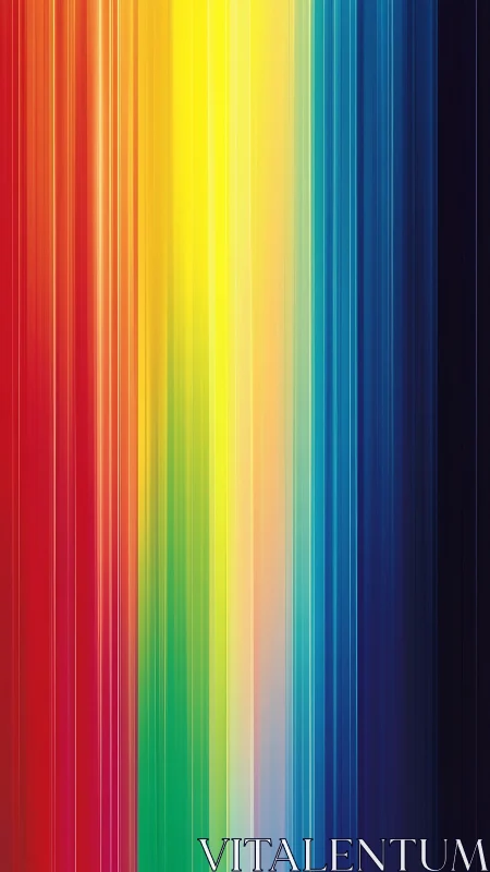 Vertical spectrum stripes in full rainbow color gradient.
