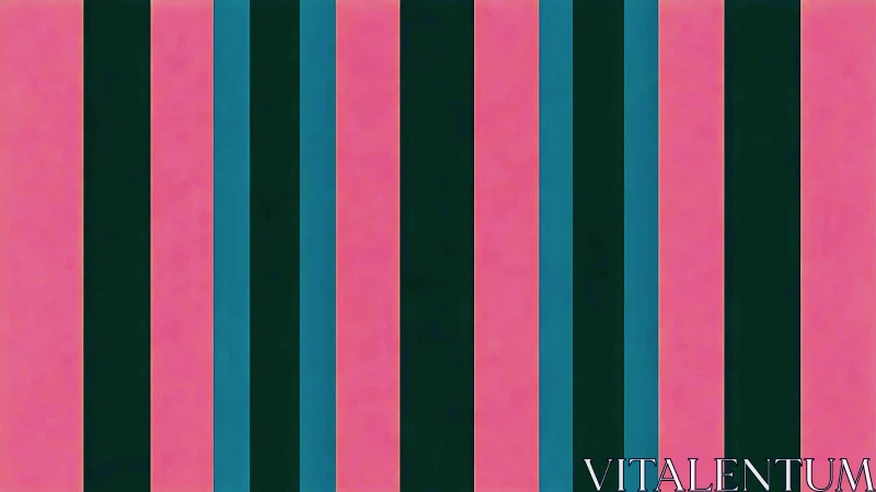 Chromatic stripe field with modular teal and magenta bands.