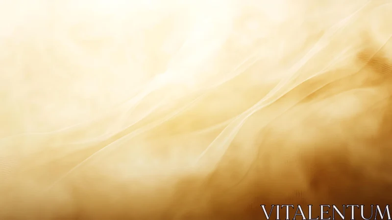 Soft golden abstract background with flowing fabric texture.