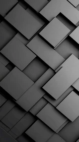 Softly stacked graphite panels in calm geometric rhythm.