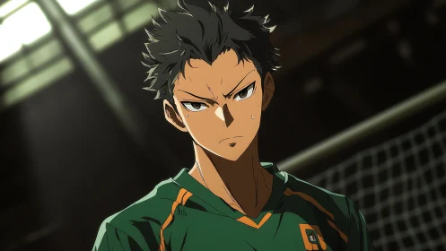 Volleyball resolve hardens beneath arena lights and shadows