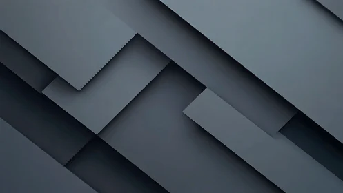 Layered matte panels form diagonal geometric depth gradients