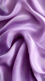 Lilac satin folds in softly undulating abstract drapery.