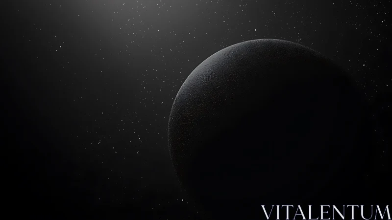 Midnight planet leans into starlight and quietly drinks dawn