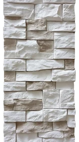 Soft stone wall pattern with calming ivory textures.