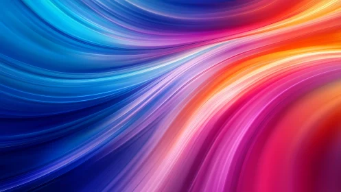 Chromatic Rivers in Motion, Flowing Through Neon Dusk.