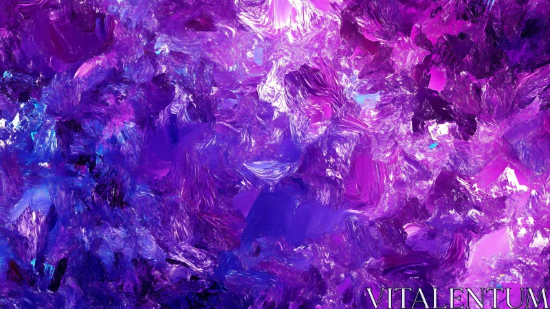 Purple and blue abstract digital texture with layered strokes.