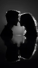 Silhouetted Profile Pair: Backlighting Architectural Definition of Shared Space.