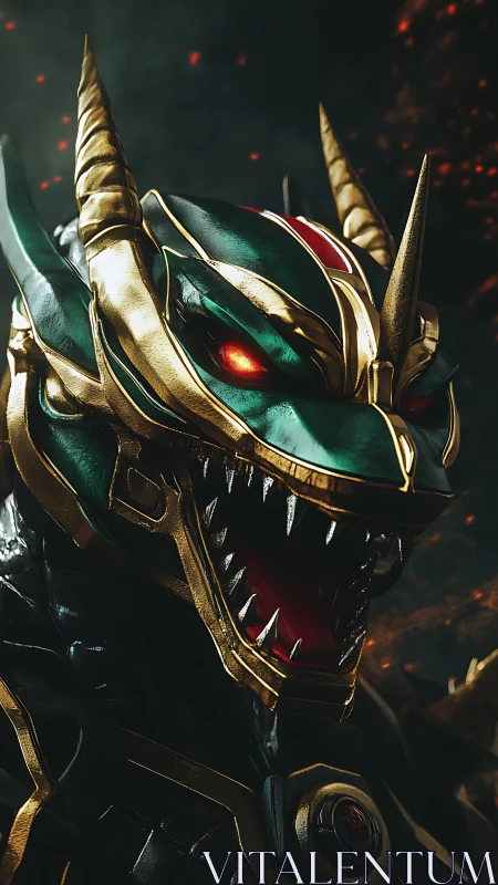 Draconic war-helm laughs in sparks and emerald thunder