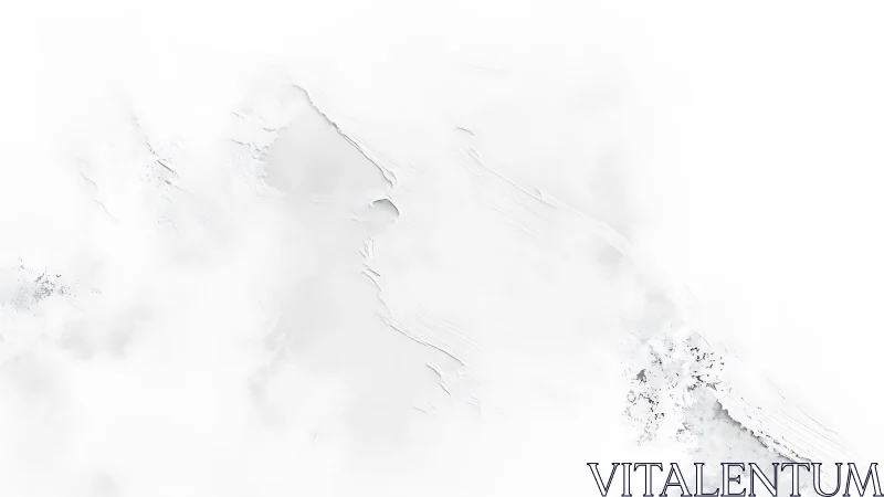 High altitude snowfield under diffuse cloud cover.