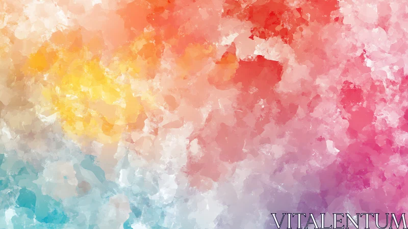 Multicolor abstract texture with warm and cool gradients.