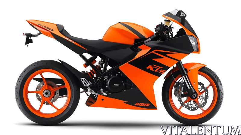 Orange street rocket carves lightning lines in matte black.